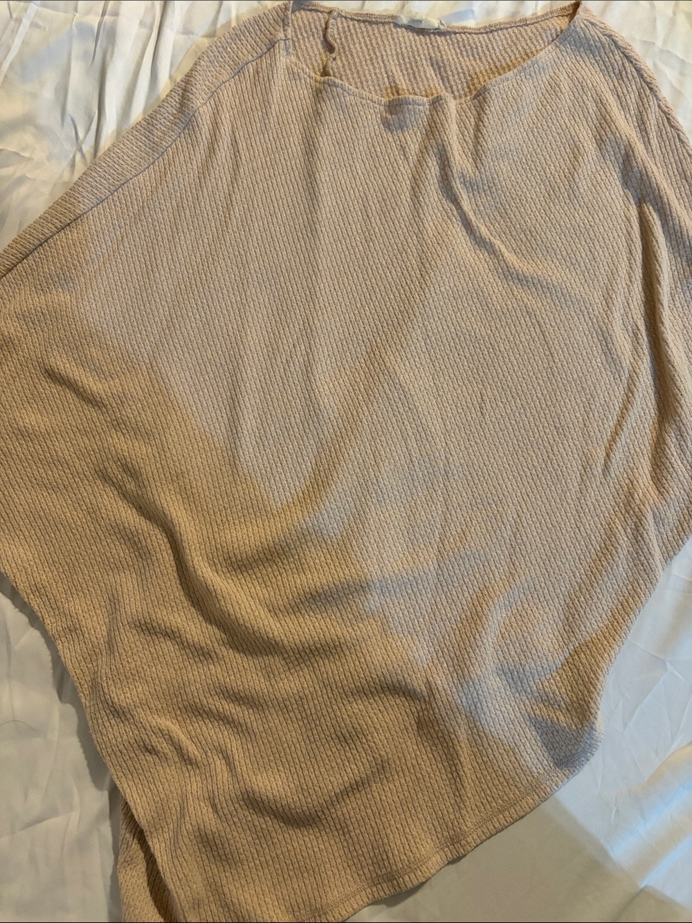 Women's Lightweight Beige Sweater - Casual Knit Pullover